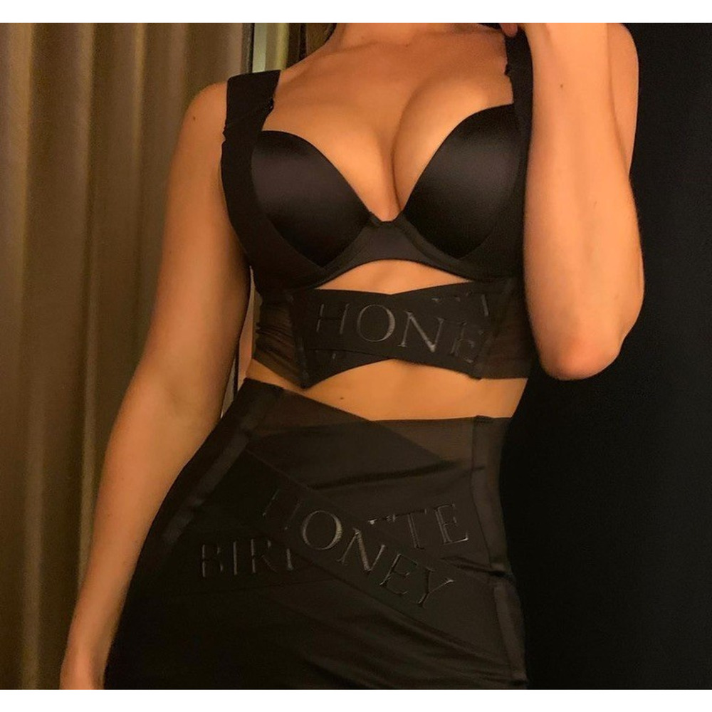 Honey Birdette ALEXIS🖤 Black Branded Push Up Bra 32C